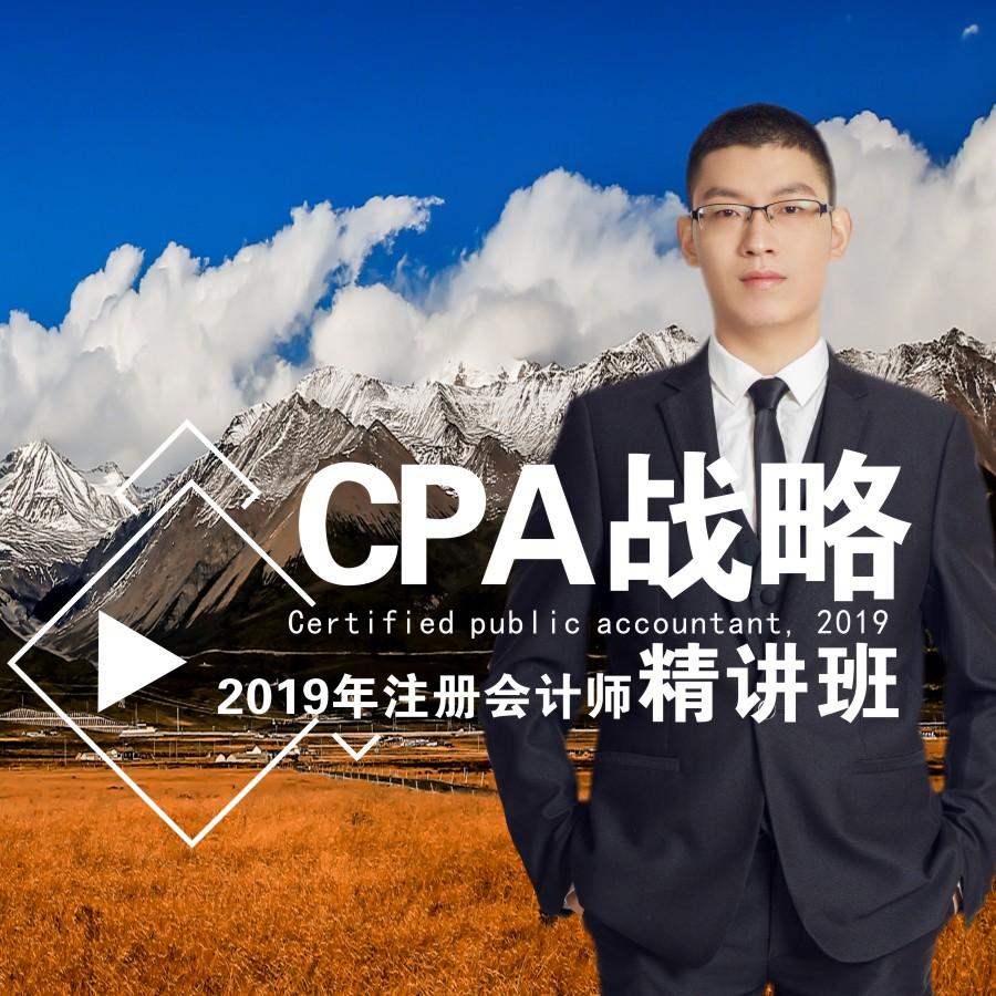 19年注册会计师/注会/CPA:战略听书网